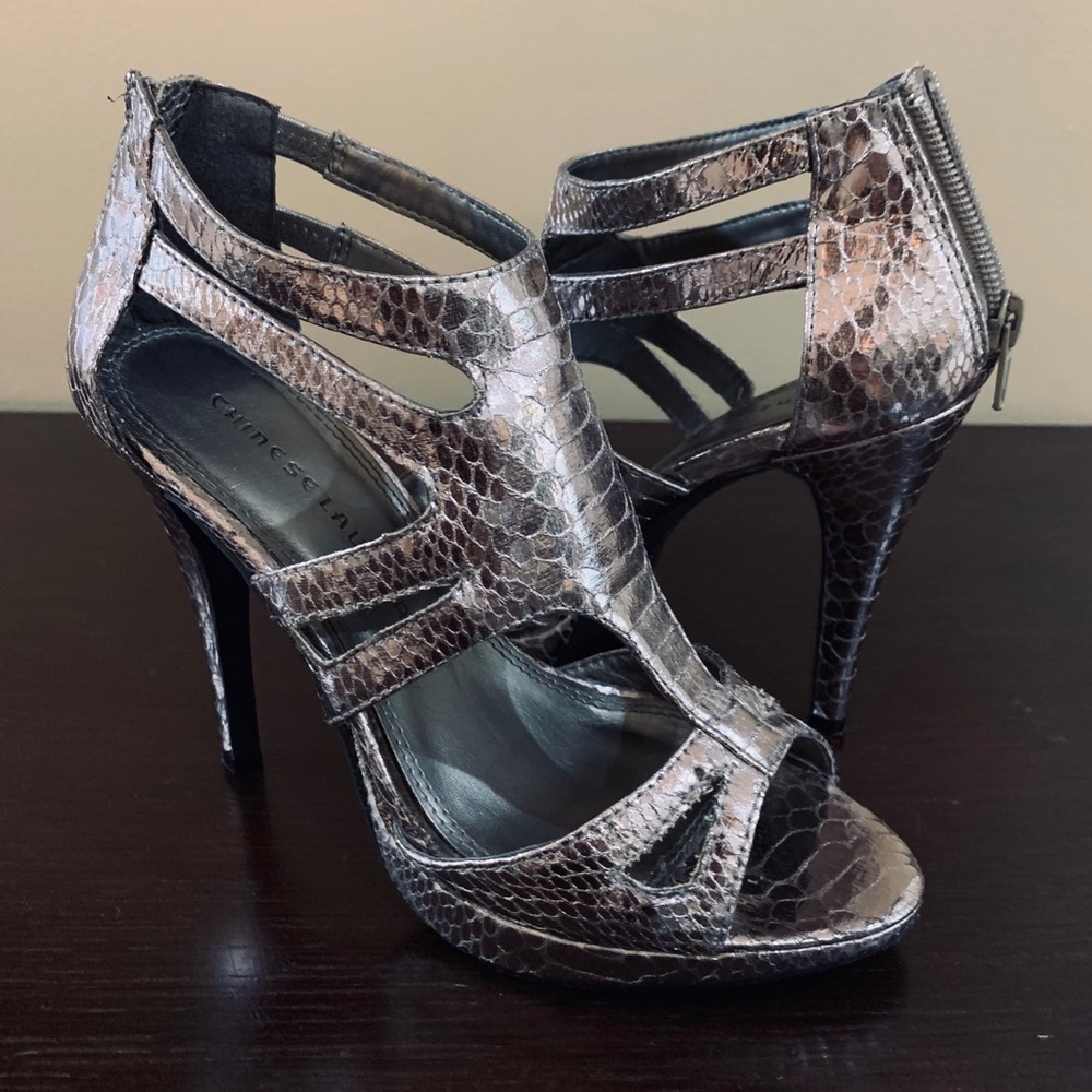 Chinese Laundry Silver Heels
